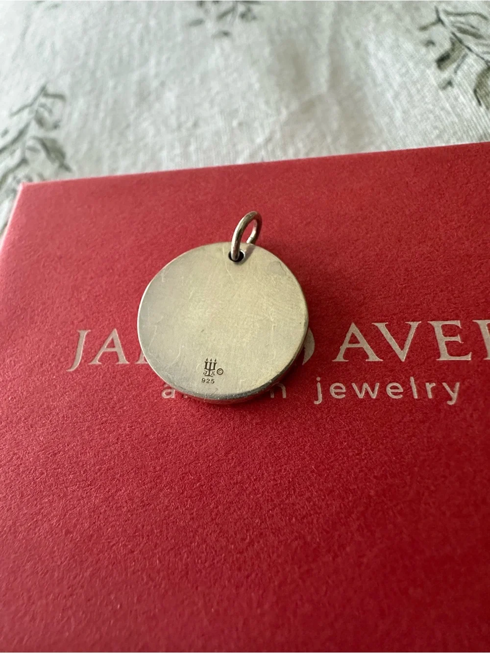 RETIRED James Avery Silver 'Pray' Charm